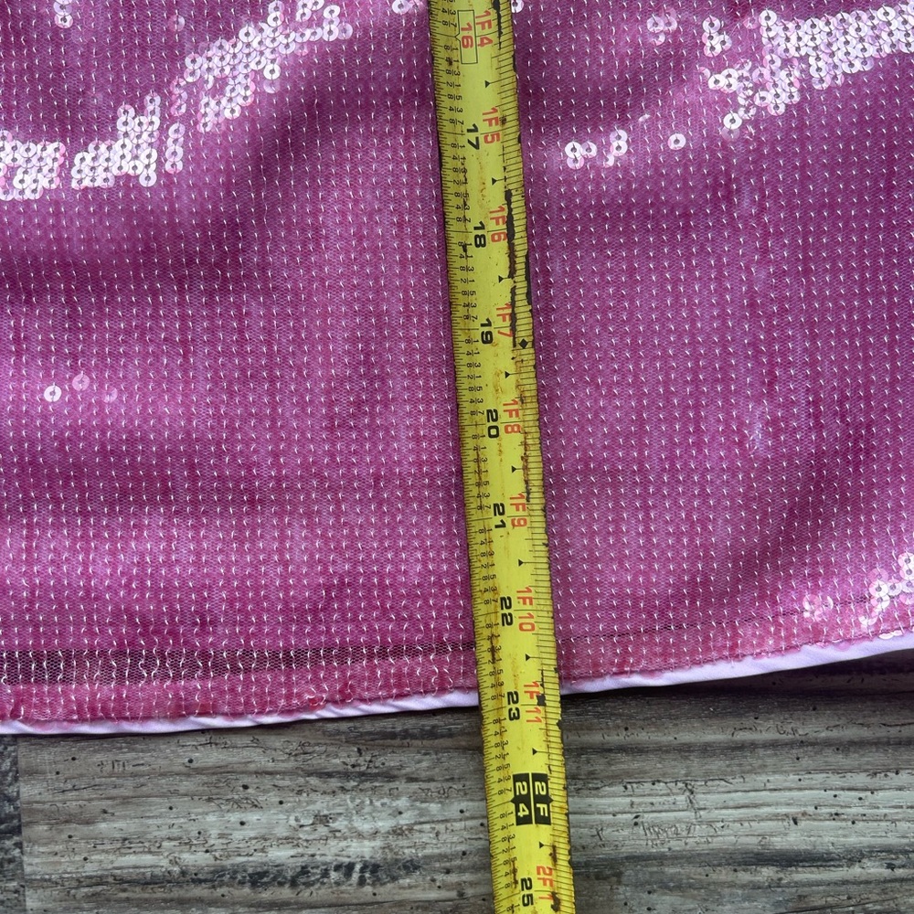 J. Crew Sparkling Pink Sequin Top - Picture 7 of 8